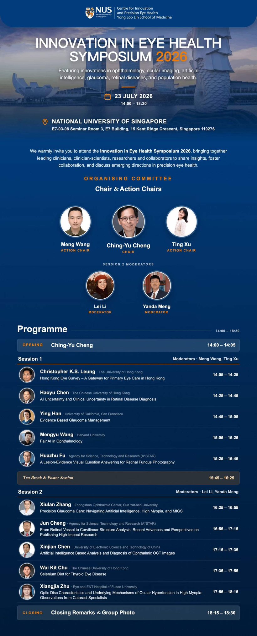 Innovation in Eye Health Symposium 2026 poster