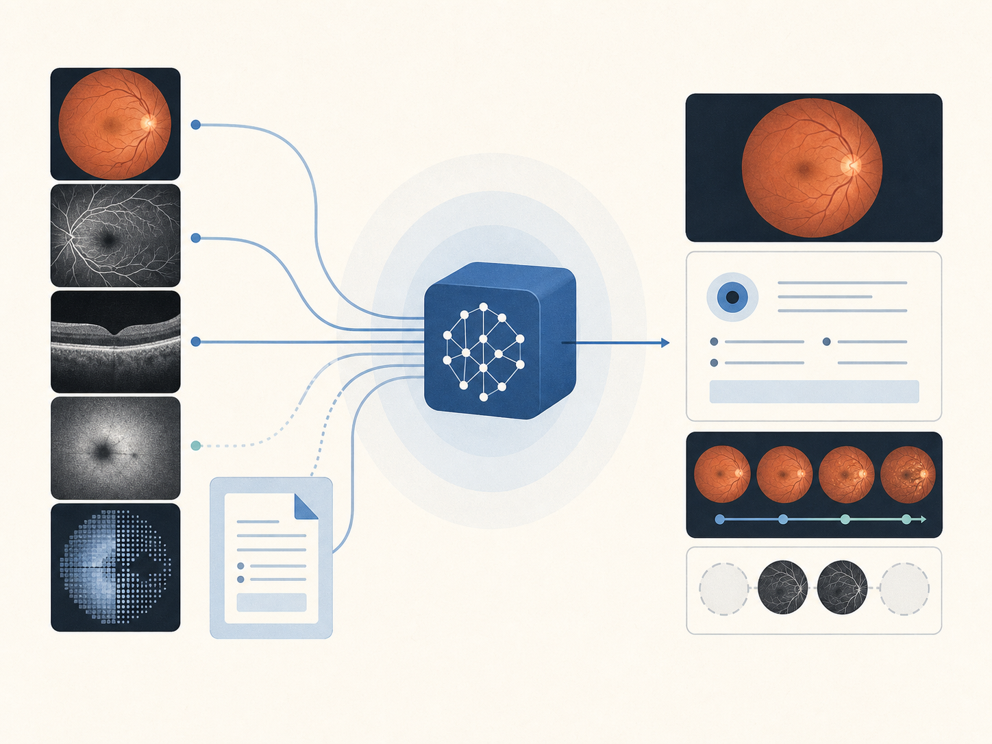 Generative AI for Multimodal Eye Health